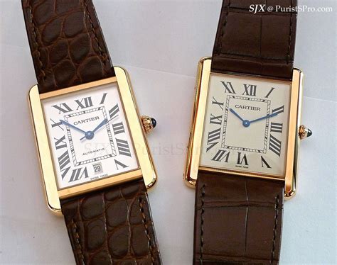 cartier tank solo vs louis